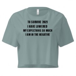 Ladies Festival Cali Crop Top Tee