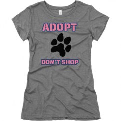 Ladies Slim Fit Super Soft Triblend Tee