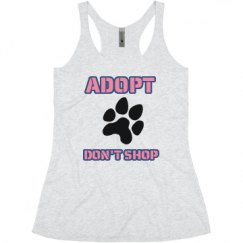 Ladies Slim Fit Super Soft Racerback Triblend Tank