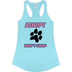 Ladies Slim Fit Racerback Tank Top