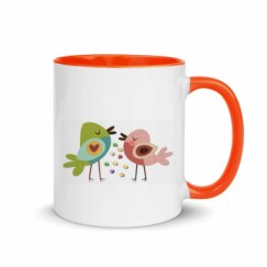 11oz Ceramic Mug with Color Inside