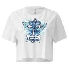 Ladies Festival Cali Crop Top Tee