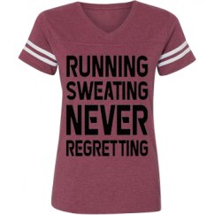 Ladies Relaxed Fit Vintage Sports Tee