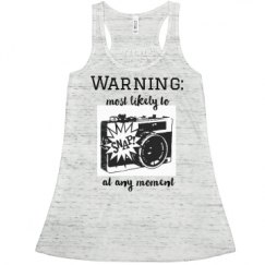 Ladies Flowy Racerback Tank