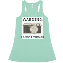 Ladies Flowy Racerback Tank