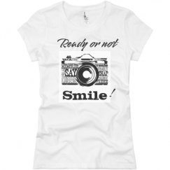 Ladies Slim Fit Basic Promo Jersey Tee