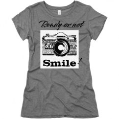 Ladies Slim Fit Super Soft Triblend Tee