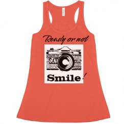 Ladies Flowy Racerback Tank