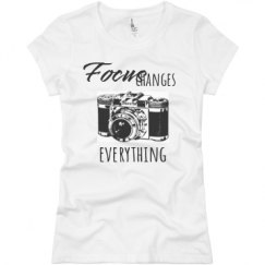 Ladies Slim Fit Basic Promo Jersey Tee