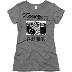 Ladies Slim Fit Super Soft Triblend Tee