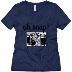 Ladies Relaxed Fit V-Neck Tee