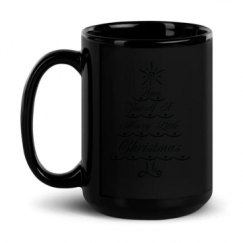 15oz Black Glossy Mug