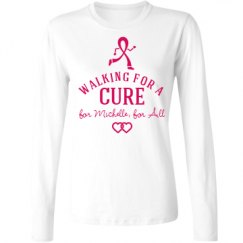 Ladies Relaxed Fit Basic Long Sleeve Tee