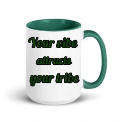 15oz Ceramic Mug with Color Inside