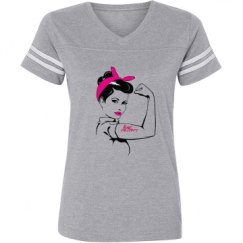 Ladies Relaxed Fit Vintage Sports Tee