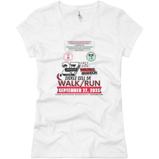 27th Annual WEB Sickle Cell 5K Walk/Run (Women's)