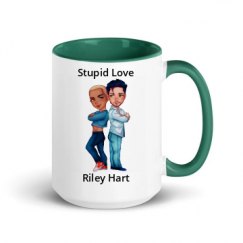 15oz Ceramic Mug with Color Inside