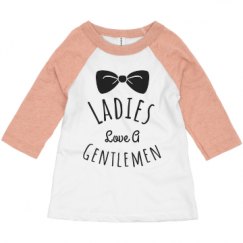 Toddler 3/4 Sleeve Raglan Tee