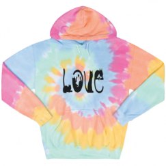 Unisex Tie-Dye Fleece Hoodie