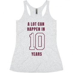 Ladies Slim Fit Super Soft Racerback Triblend Tank