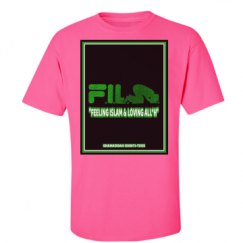 Unisex Ultra Cotton Safety Neon Crewneck Tee