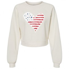 Women's Raglan Pullover Fleece