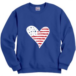 Unisex Film and Foil Crewneck Sweatshirt