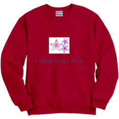 Unisex Film and Foil Crewneck Sweatshirt