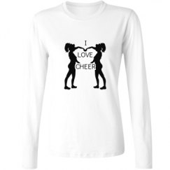 Ladies Relaxed Fit Basic Long Sleeve Tee