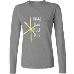 Ladies Relaxed Fit Basic Long Sleeve Tee