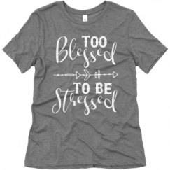 Ladies Relaxed Fit Super Soft Triblend Tee