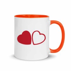 11oz Ceramic Mug with Color Inside