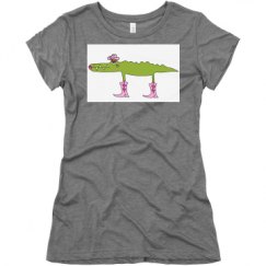 Ladies Slim Fit Super Soft Triblend Tee