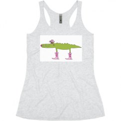 Ladies Slim Fit Super Soft Racerback Triblend Tank