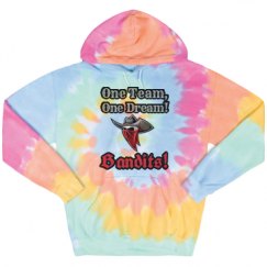 Unisex Tie-Dye Fleece Hoodie