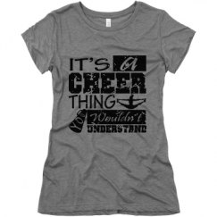 Ladies Slim Fit Super Soft Triblend Tee