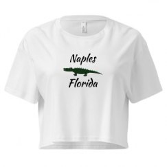 Ladies Festival Cali Crop Top Tee