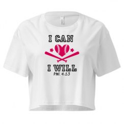 Ladies Festival Cali Crop Top Tee