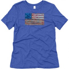 Ladies Relaxed Fit Super Soft Triblend Tee