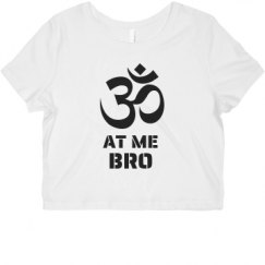 Ladies Slim Fit Crop Top Tee