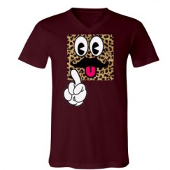 Unisex V-Neck Jersey Tee