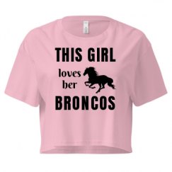 Ladies Festival Cali Crop Top Tee