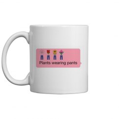 plants wearing pants