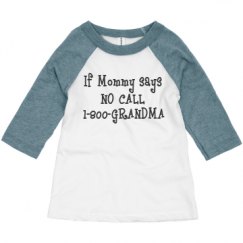 Toddler 3/4 Sleeve Raglan Tee