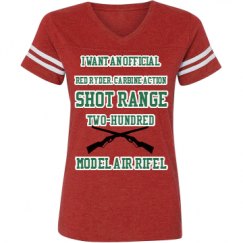 Ladies Relaxed Fit Vintage Sports Tee