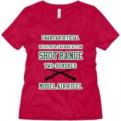 Ladies Relaxed Fit V-Neck Tee