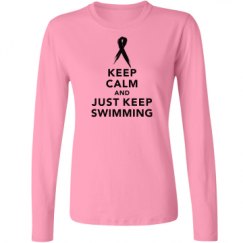 Ladies Relaxed Fit Basic Long Sleeve Tee