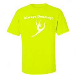 Unisex Ultra Cotton Safety Neon Crewneck Tee