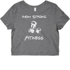 Ladies Slim Fit Crop Top Tee
