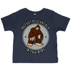 Toddler's Bigfoot Researcher In Training